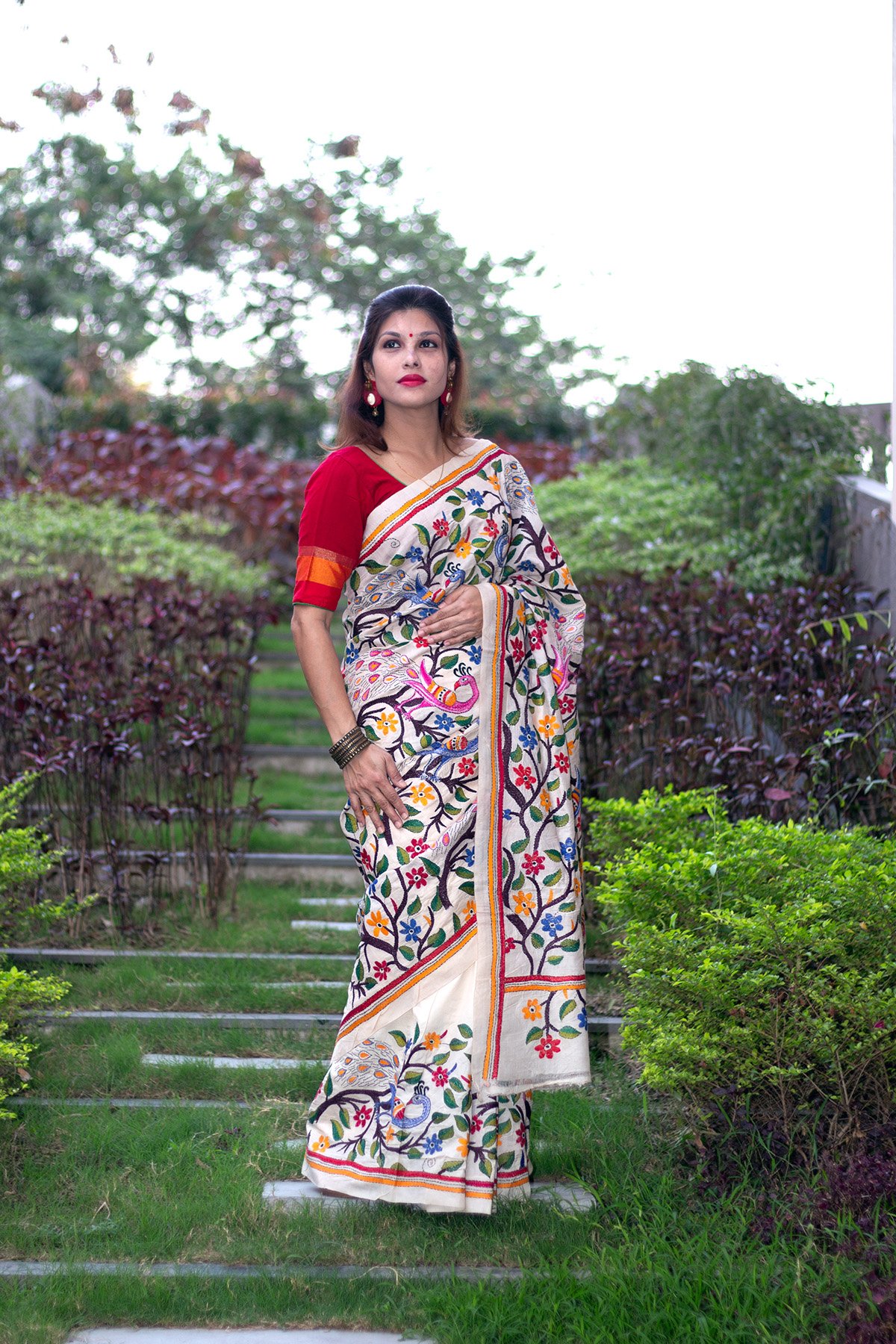 Hand Embroidered Sarees