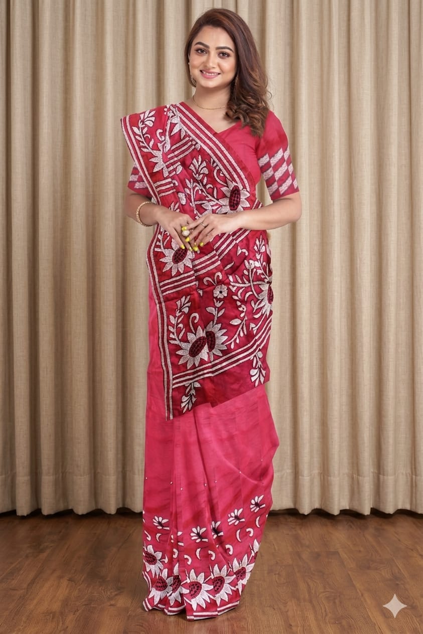 Hand Embroidered Sarees